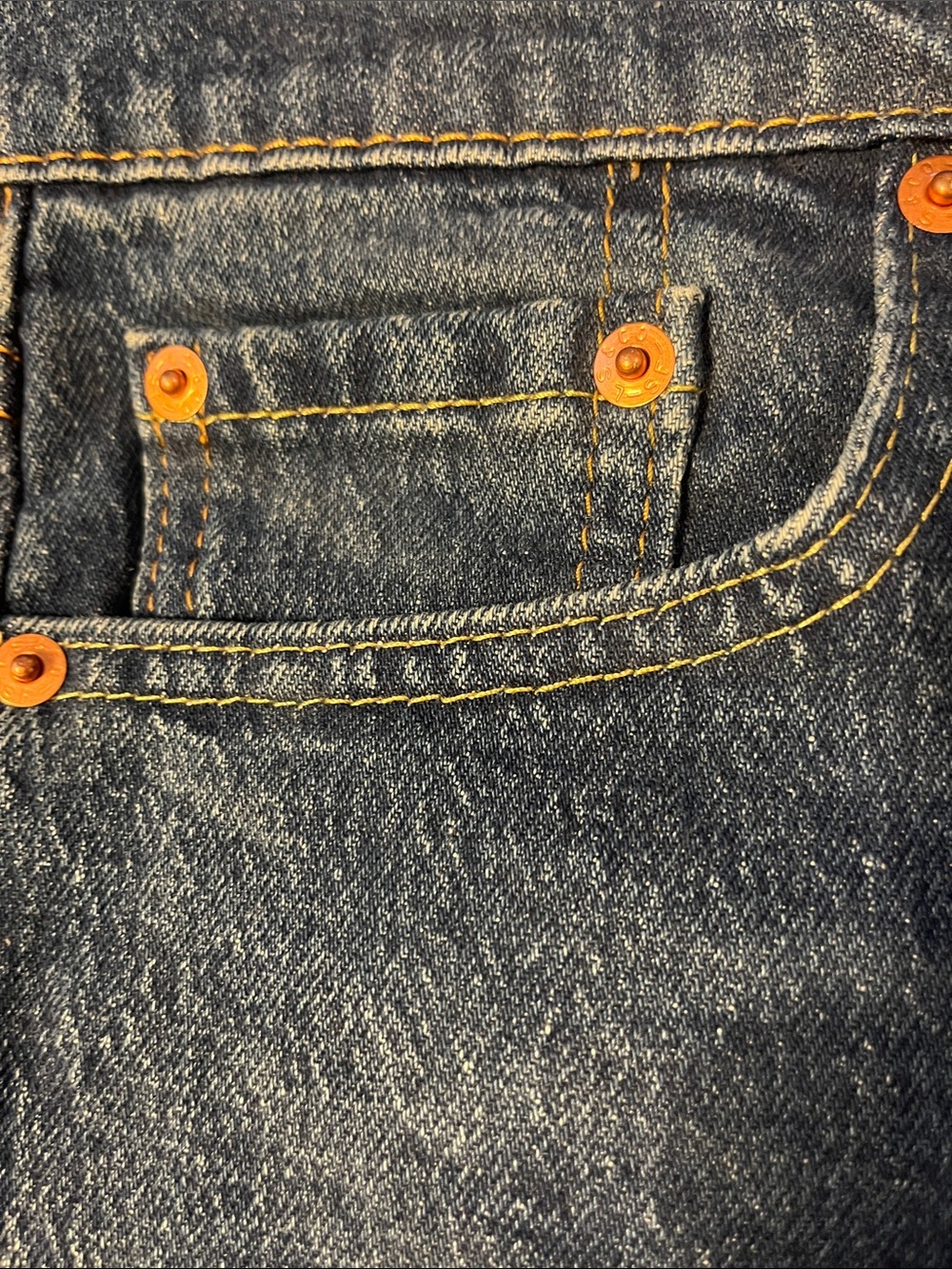 Levi's Men's Straight Jeans slightly Faded Blue w29 L32 - Picture 6 of 7